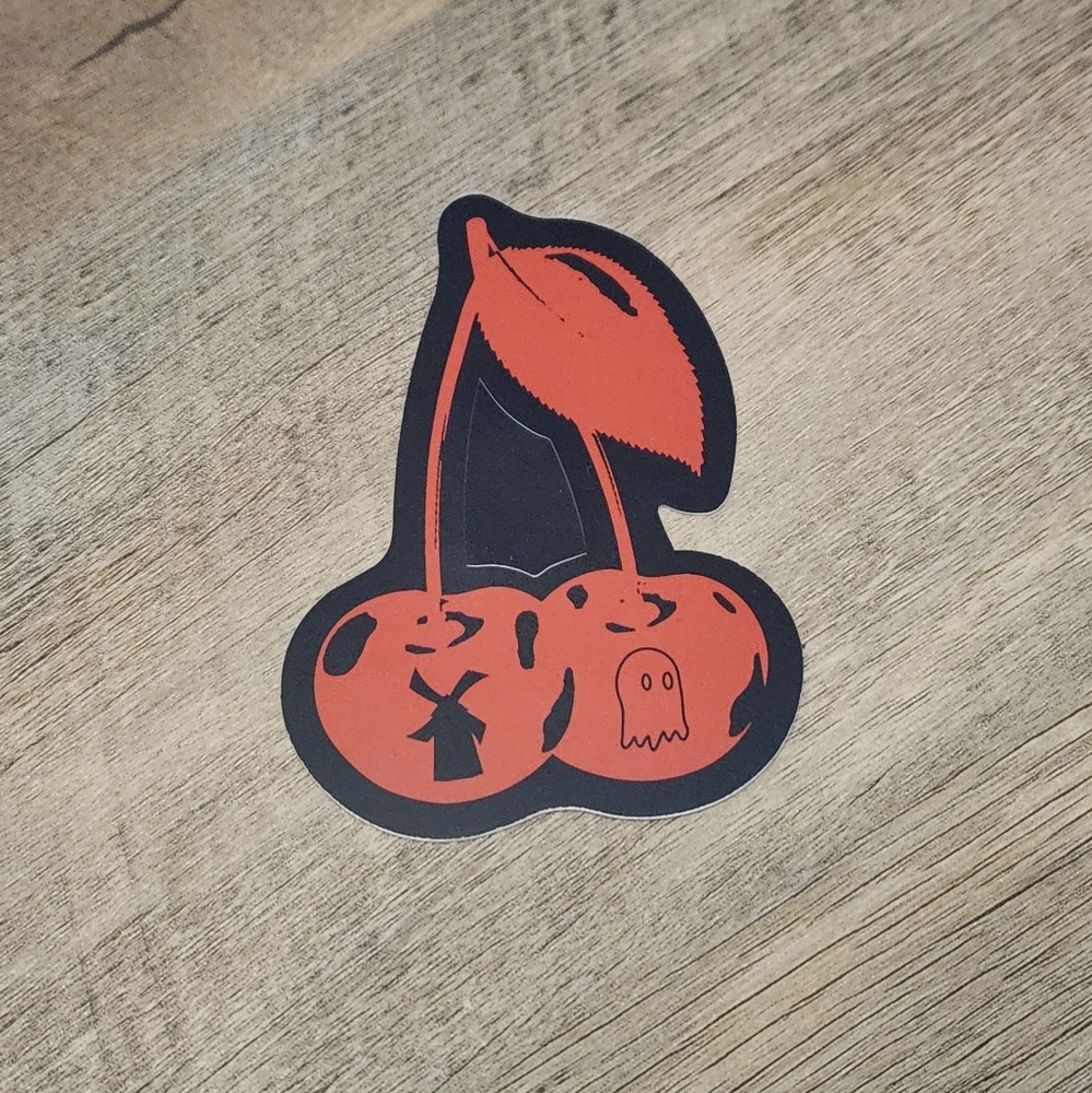 Dutch Bros Lonely Ghost Cherry Sticker